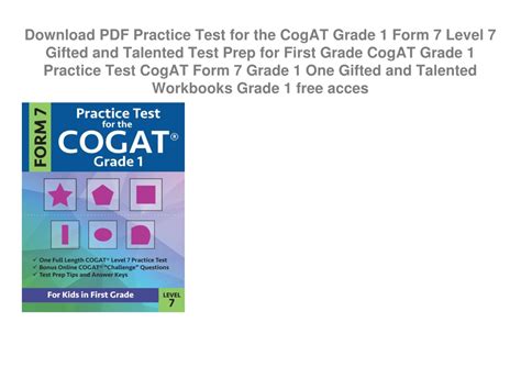 cogat grade 1|cogat practice test pdf.